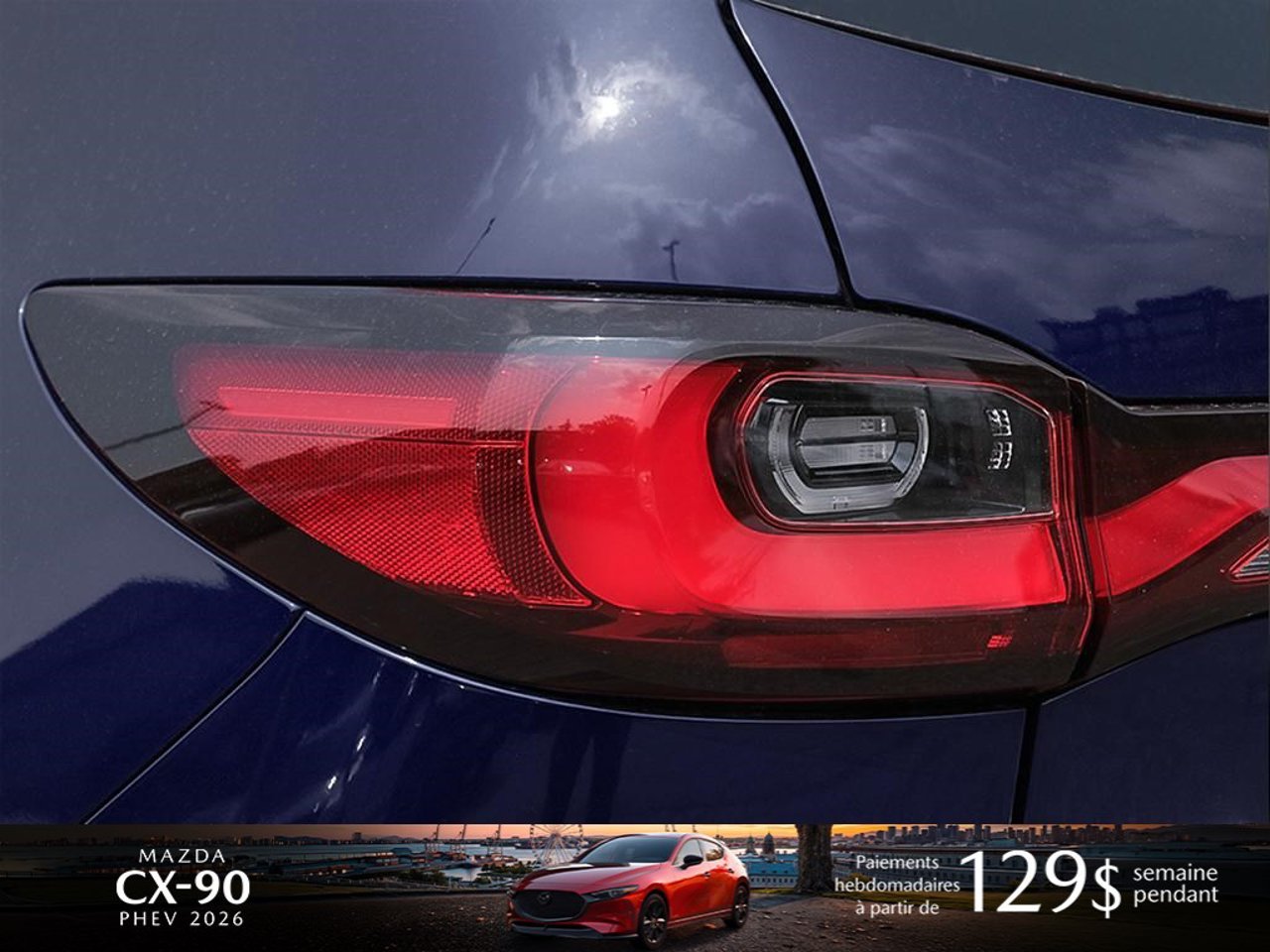 Mazda CX-90 hybride rechargeable JM3KKDHA3T1386247 2026 Bleu cristal foncé mica Mirabel - photo #8