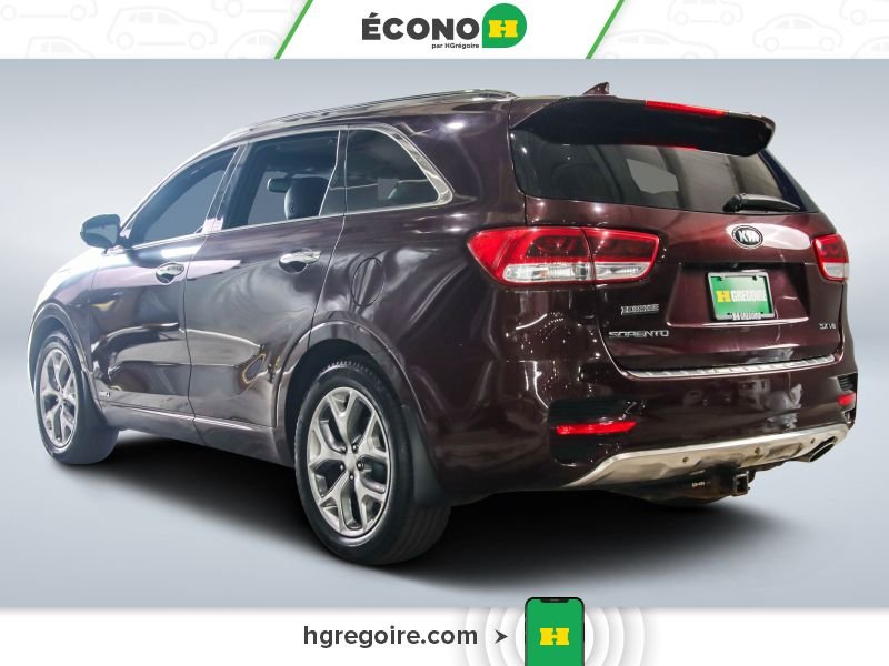 Kia Sorento 821084 | SX V6 A/C CUIR TOIT NAV MAGS 7 PASSAGERS 2018 Rouge Laval - photo #4