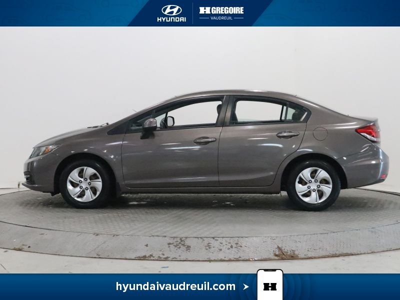 Honda Civic YA888 | LX 4 portes, boîte automatique 2013 Gris Laval - photo #5