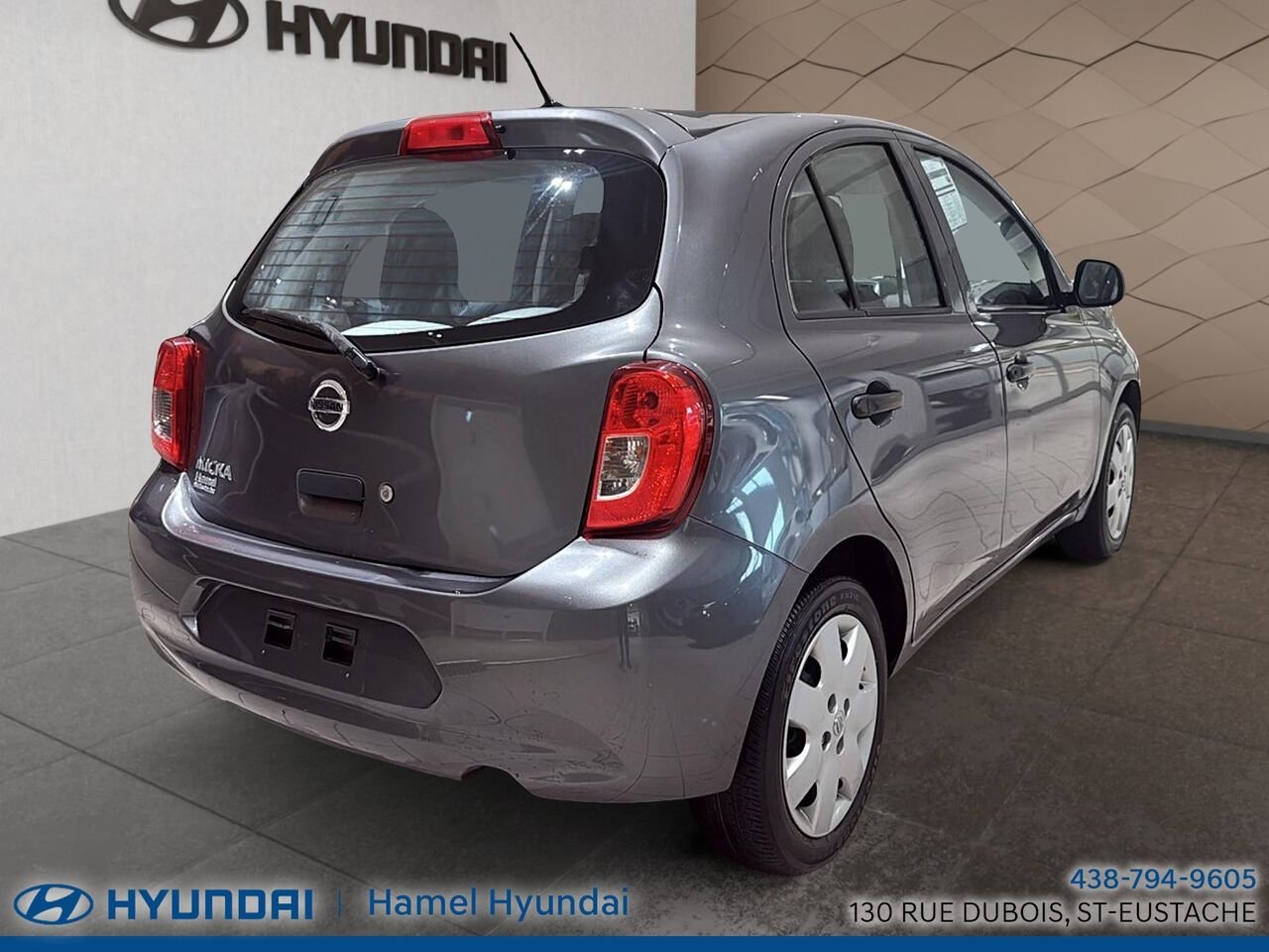 Nissan Micra 2017 Gris Saint-Eustache - photo #2