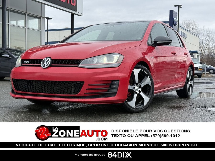 Volkswagen Golf GTI 2017 2017 Rouge