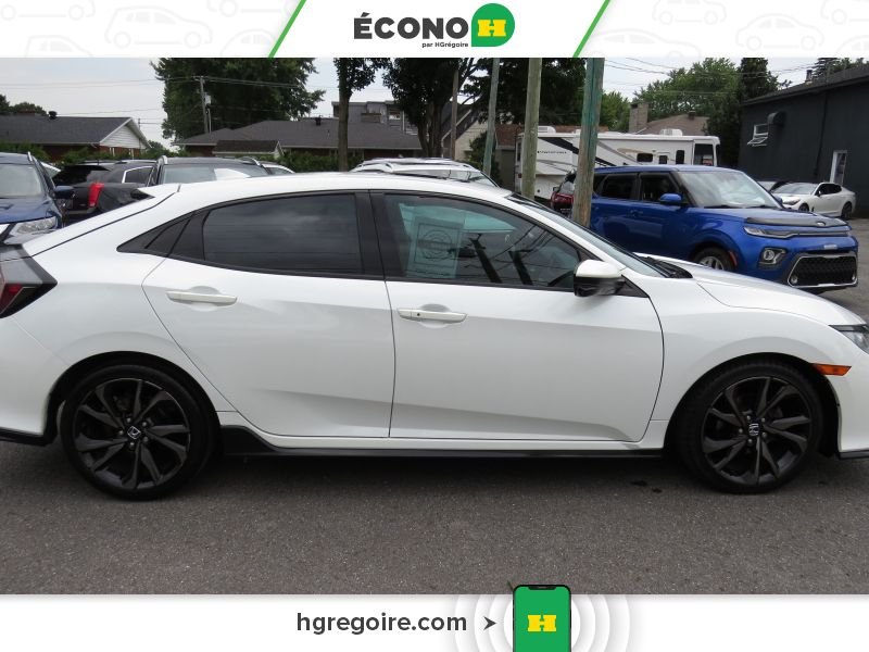 Honda Civic 2019 Blanc Laval - photo #8