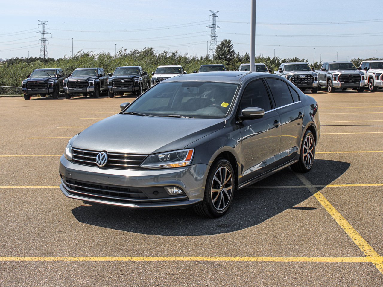 2015 Volkswagen Jetta 4dr 1.8 TSI Auto Comfortline Grey Sherwood Park - photo #3