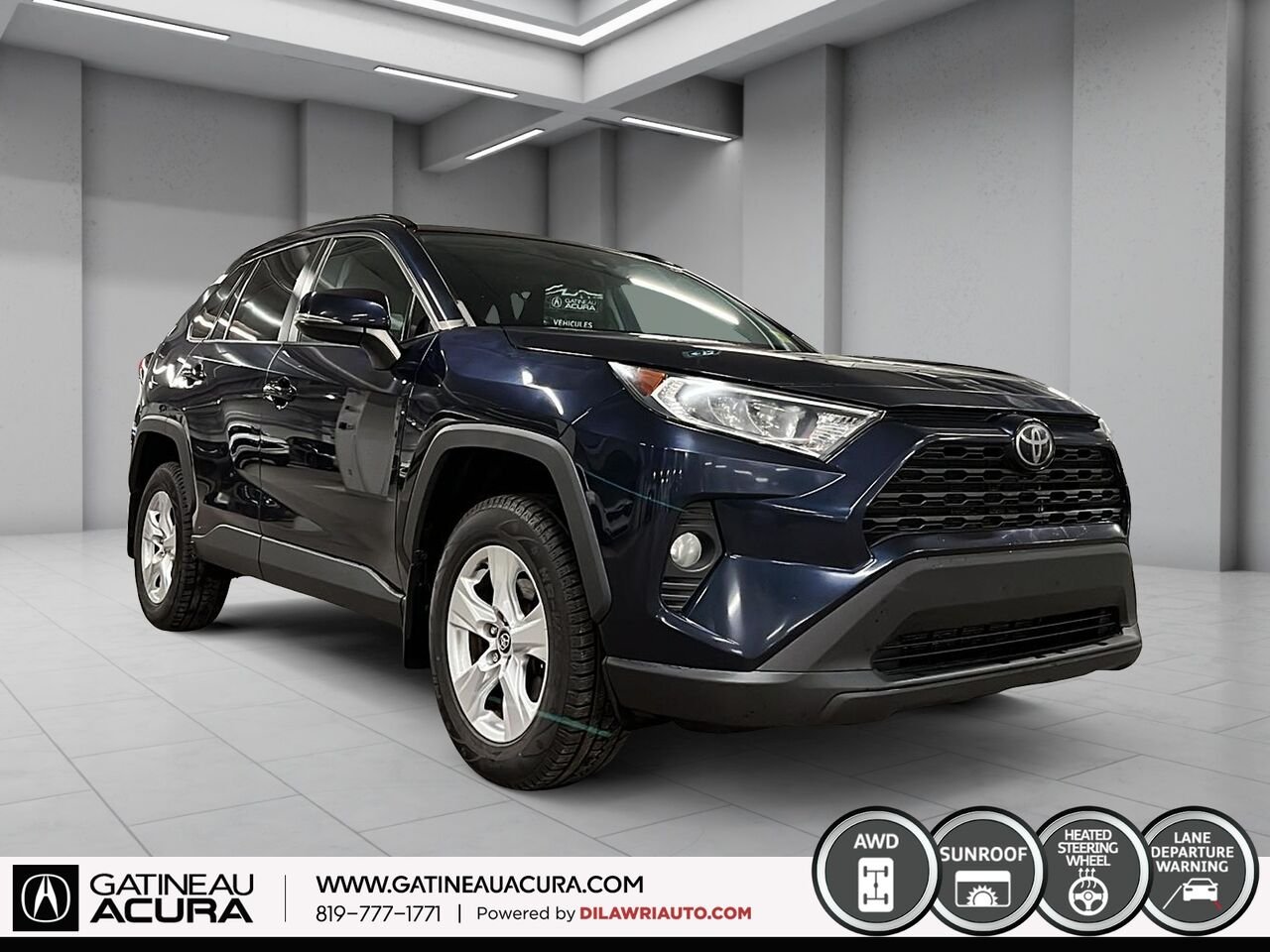 Toyota RAV4 XLE AWD 2020 Bleu Ottawa & Gatineau - photo #13