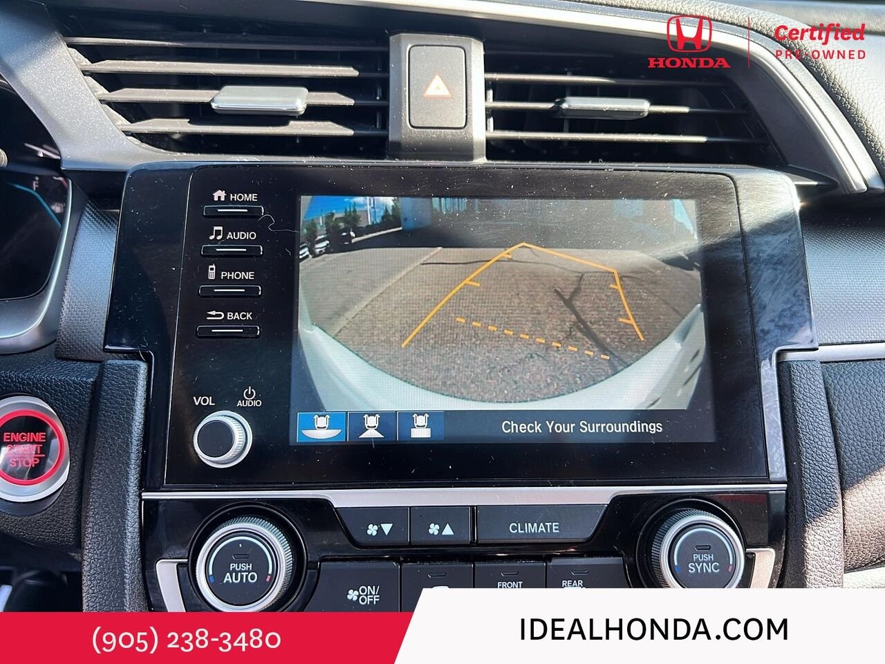 2021 Honda Civic Sedan EX CVT White Mississauga - photo #15