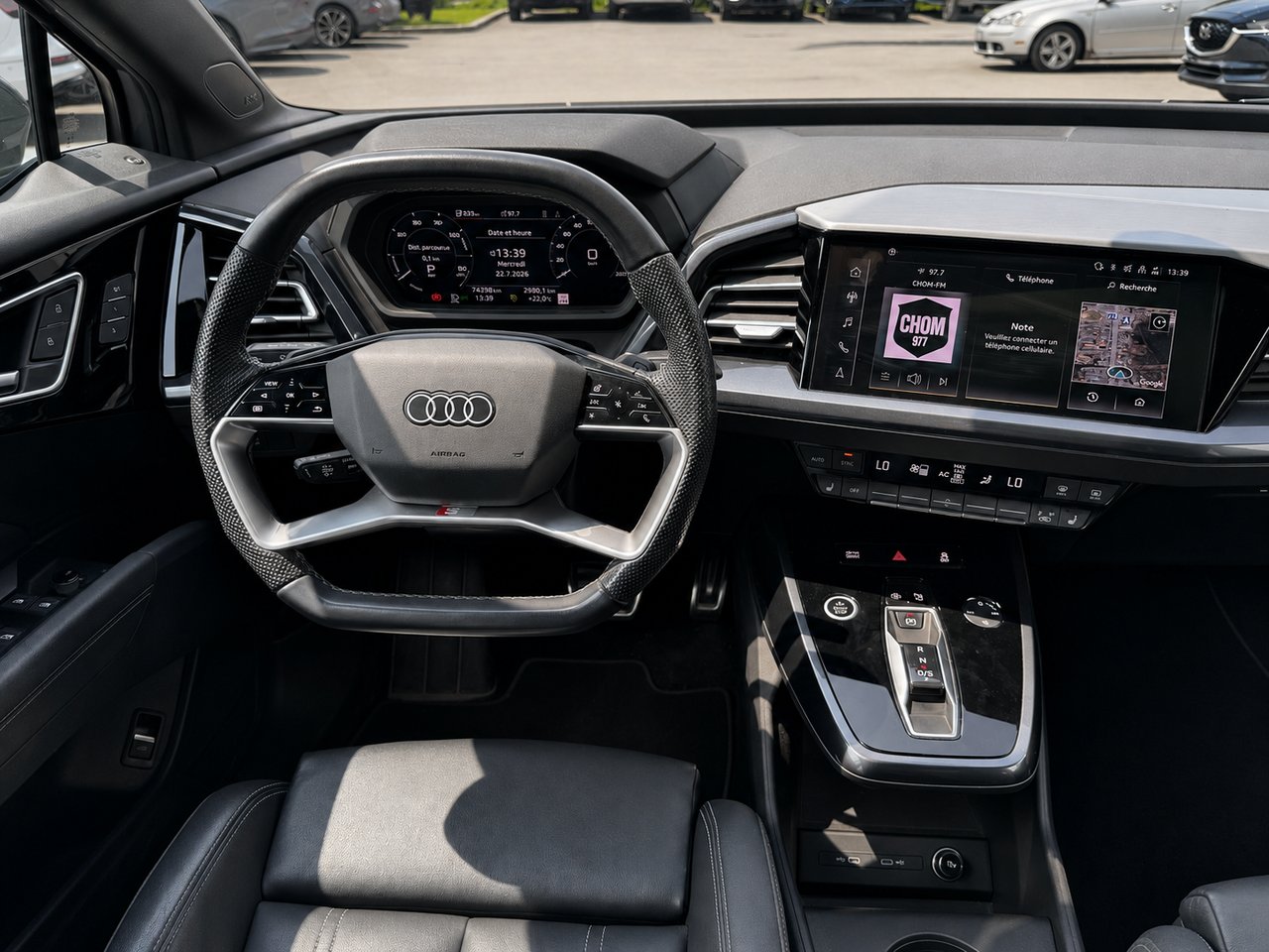 Audi Q4 e-tron 2023 Gris Granby - photo #13