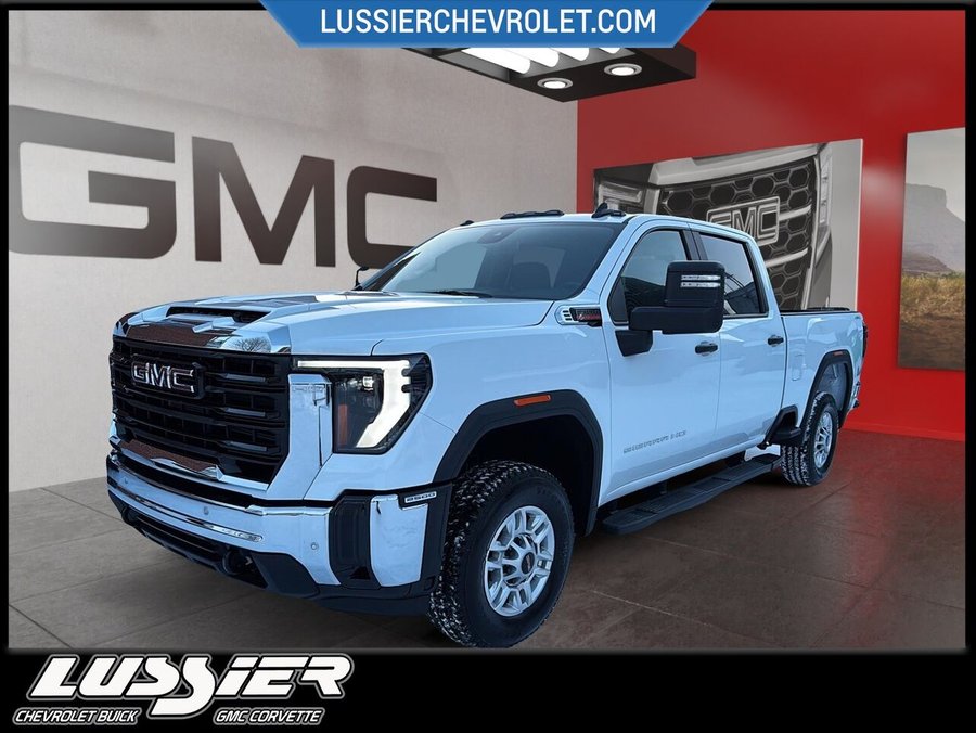 GMC Sierra 2500HD Pro cabine multiplace 4RM 159 po 2026 Blanc sommet