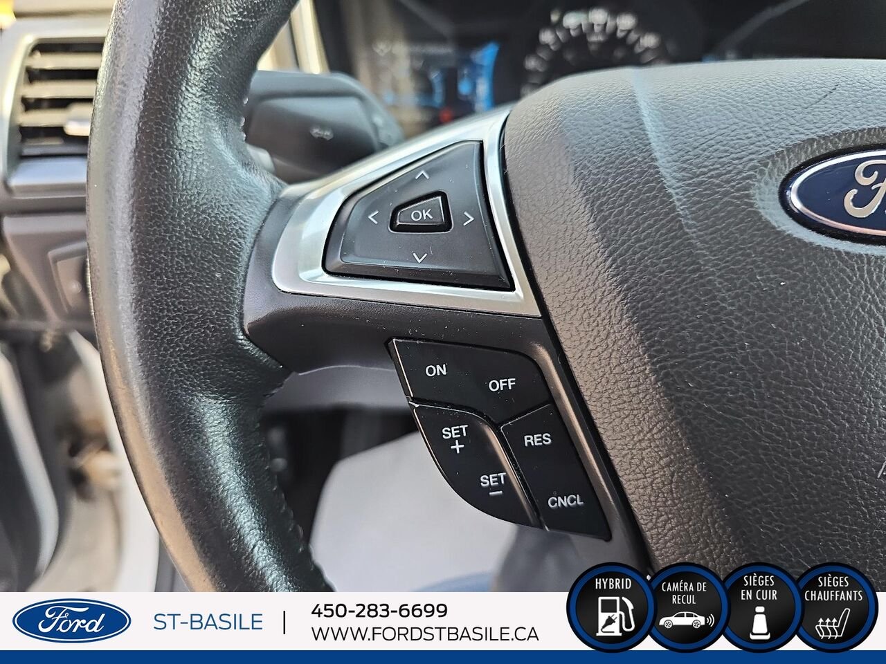 2015 Ford FUSION HYBRIDE White Saint-Basile-le-Grand - photo #29