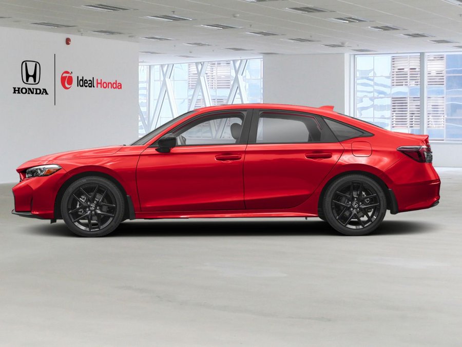 2026 Honda Civic Sedan Hybrid 2026 Rallye Red