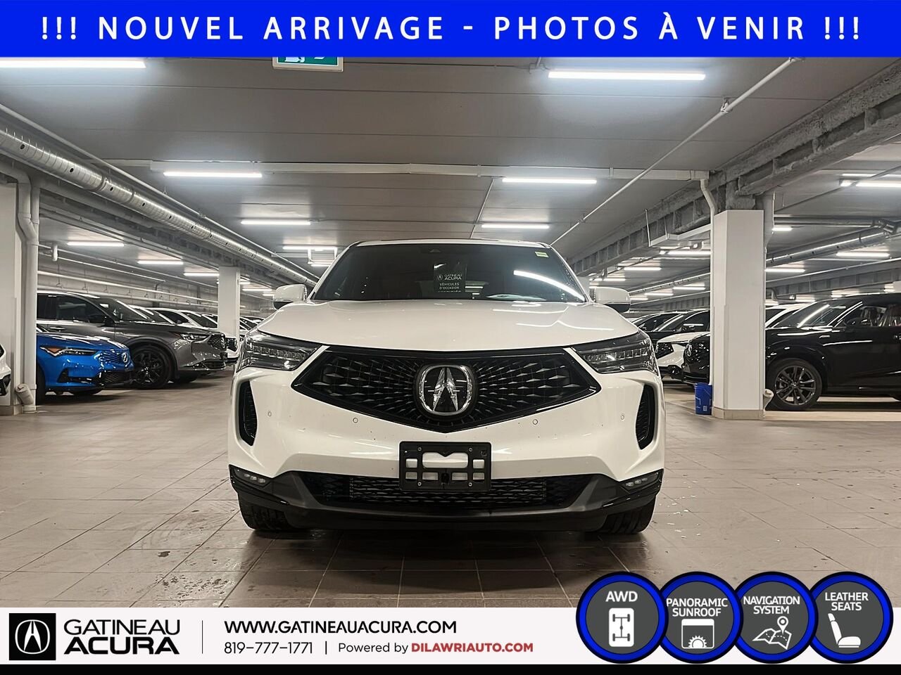 2024 Acura RDX A-Spec SH-AWD White Gatineau - photo #1