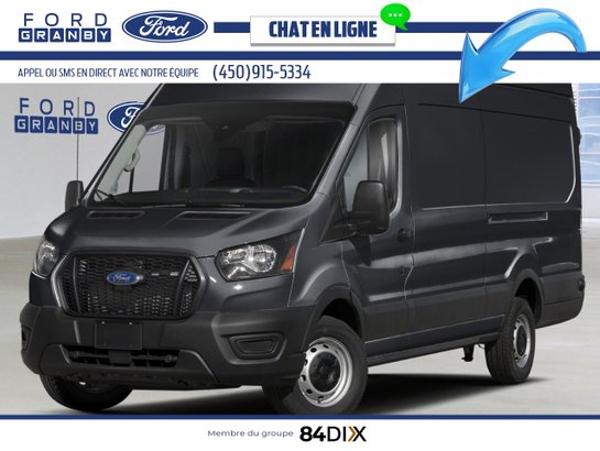 Ford Transit fourgon utilitaire T-350 EL PA toit surélevé 148 po PNBV de 9 500 lb 2025 Noir agate métallisé