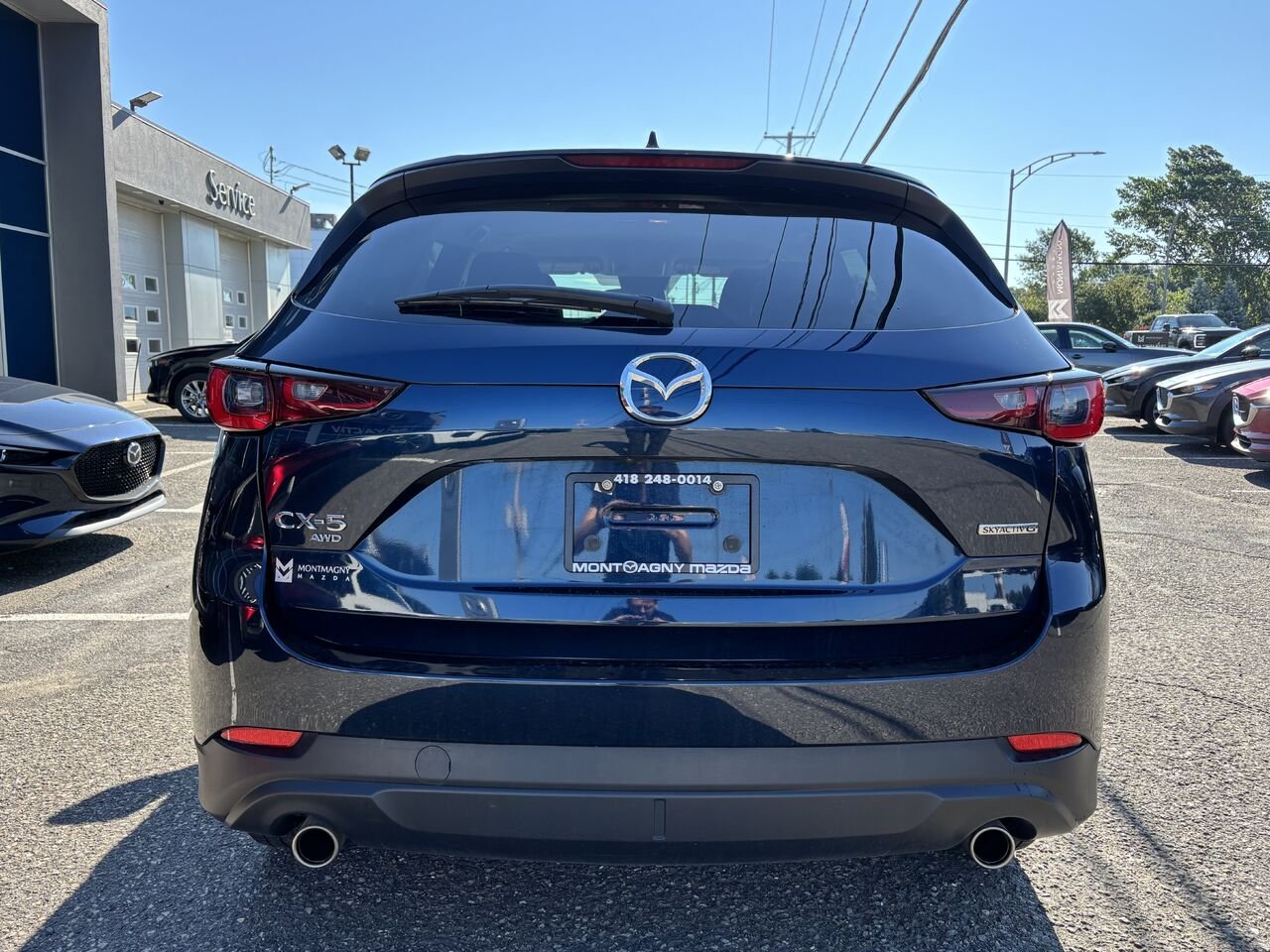 MAZDA CX-5 GS TI sans désactivation de cylindres 2024 Bleu Montmagny - photo #5