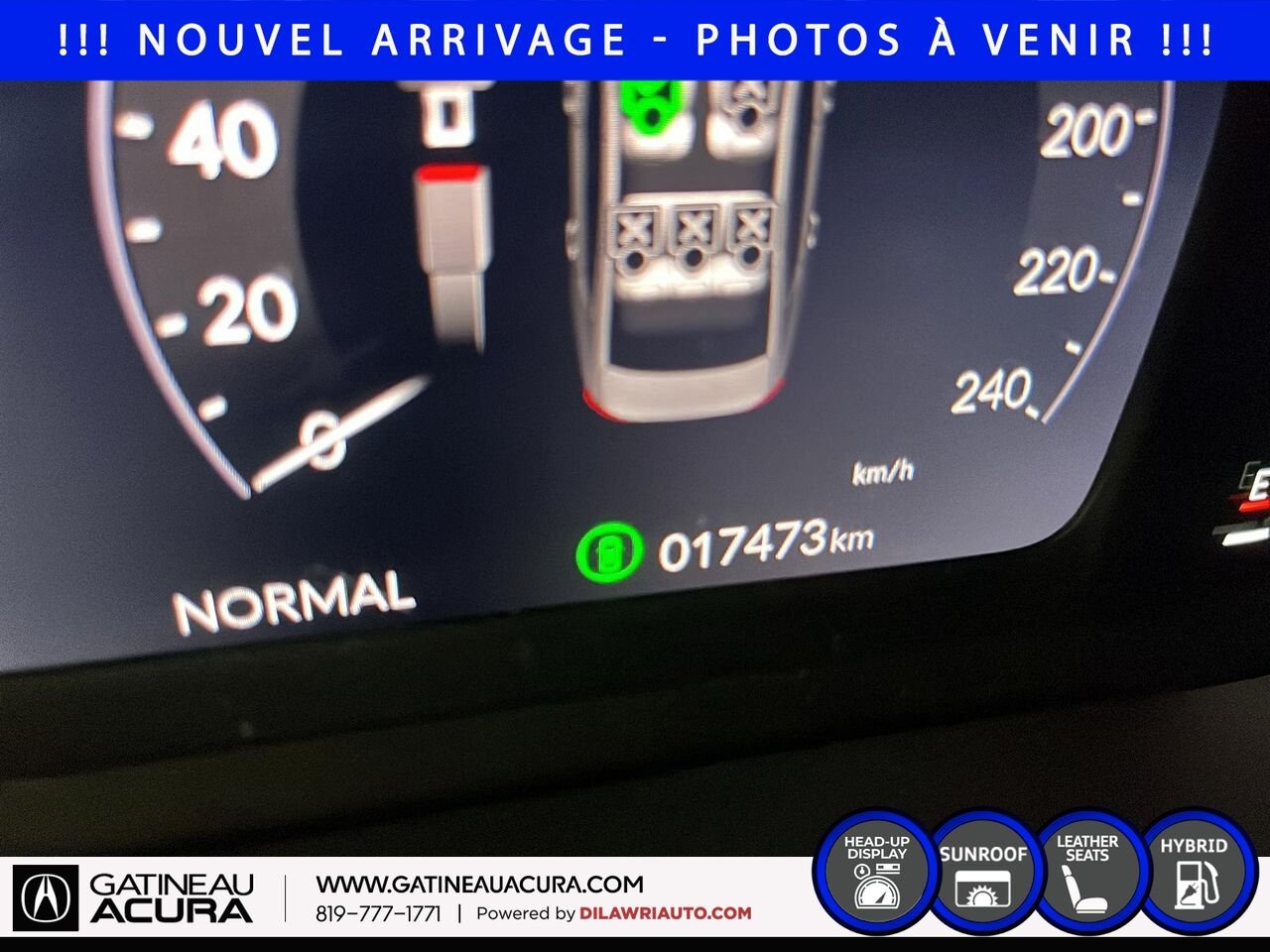 Honda Accord Hybride Touring 2024 Noir Ottawa & Gatineau - photo #12