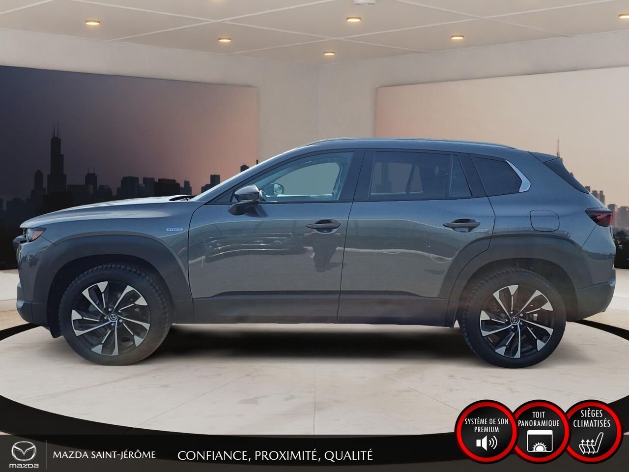 Mazda CX-50 hybride 2025 Gris Saint-Jérôme - photo #10