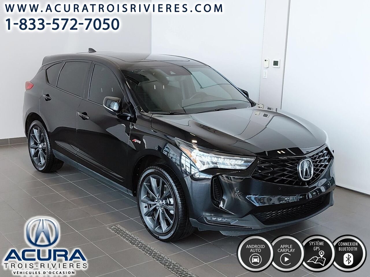Acura RDX A-Spec sh-awd, toit pano, lumières DEL 2025 Noir Trois-Rivières - photo #1