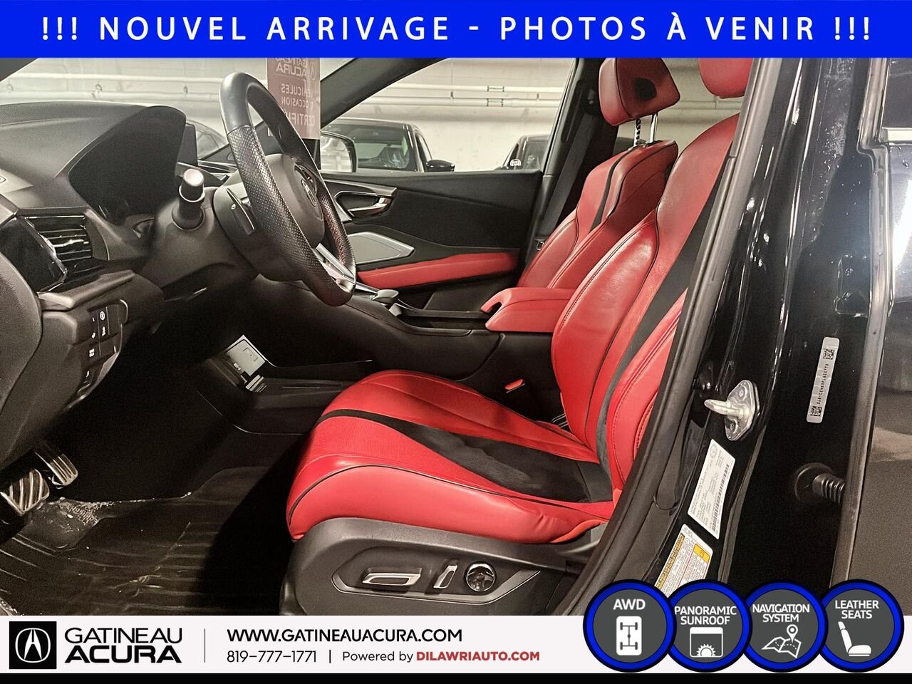 2023 Acura RDX A-Spec SH-AWD Black Gatineau - photo #8