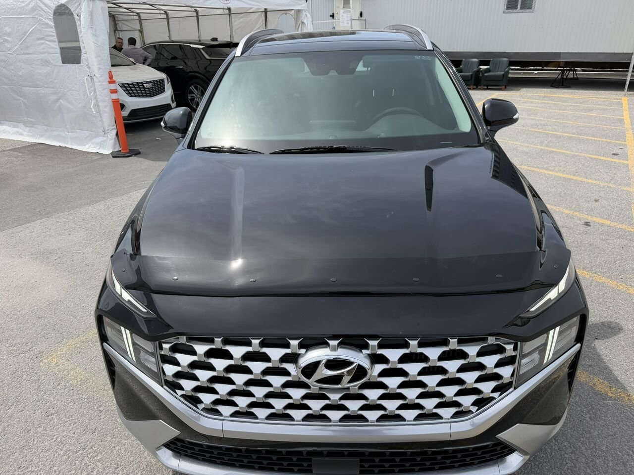 Hyundai Santa Fe HYBRIDE RECHARGEABLE LUXURY AWD 2023 Noir Laval - photo #5