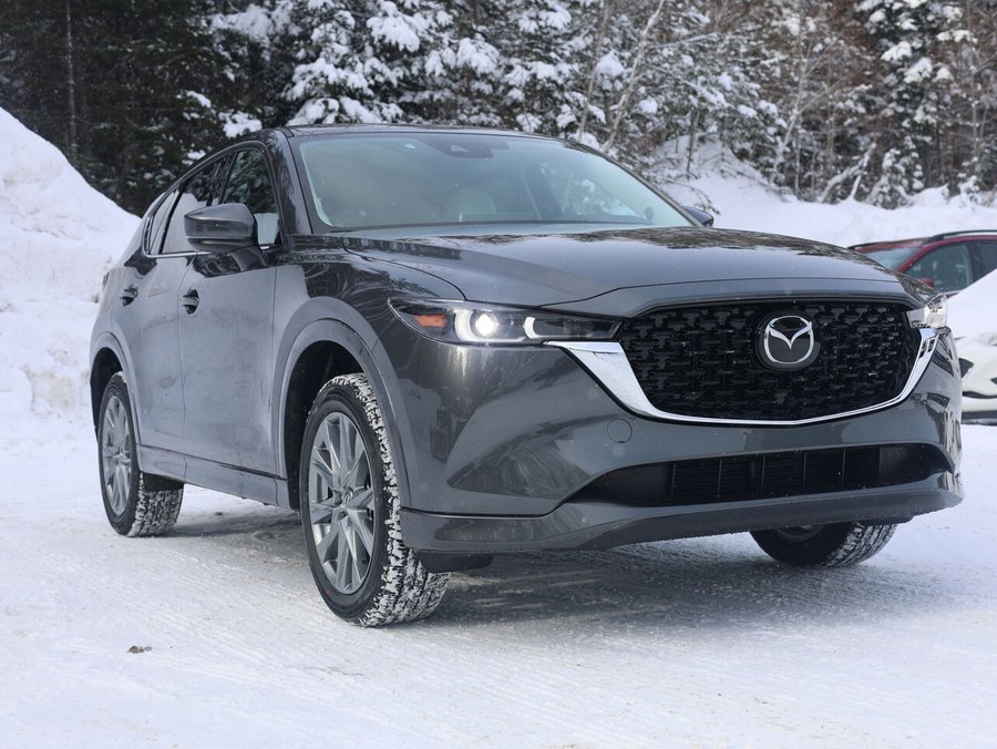 2025 Mazda CX-5 Gs, awd, Toit ouvrant, volant et rétroviseurs chauffants, hayon électrique Polymetal Metallic