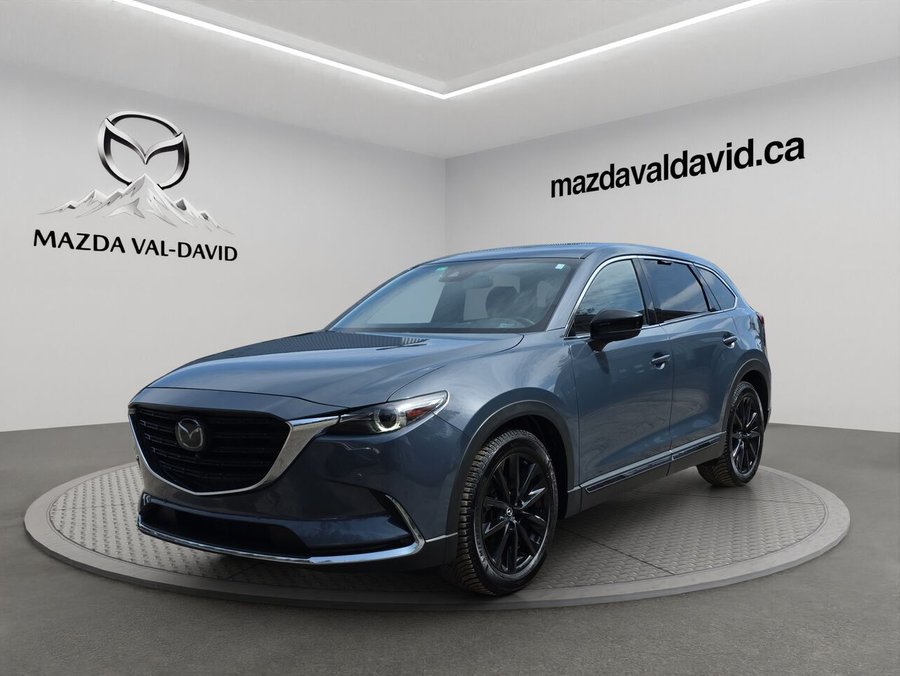 Mazda CX-9 Édition Kuro TI, sièges en cuir, Toit ouvrant, Volant chauffant 2022 Gris