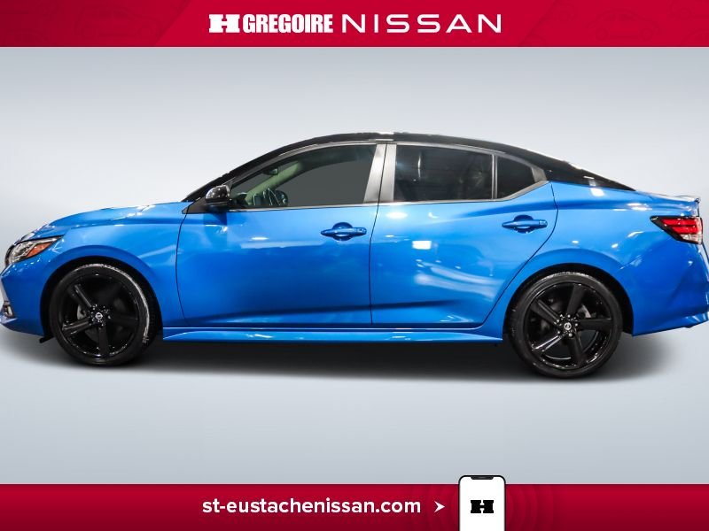 Nissan Sentra SR4575 | SR PRIV *DÉM À DISTANCE*BOSE *SIÈGES CUIR*CAM 360* 2022 Bleu Laval - photo #5