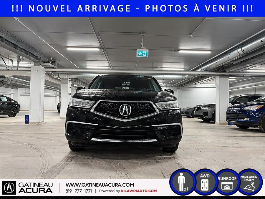 Acura MDX *** UN PROPRIO + CLEAN CARFAX *** 2018 Noir