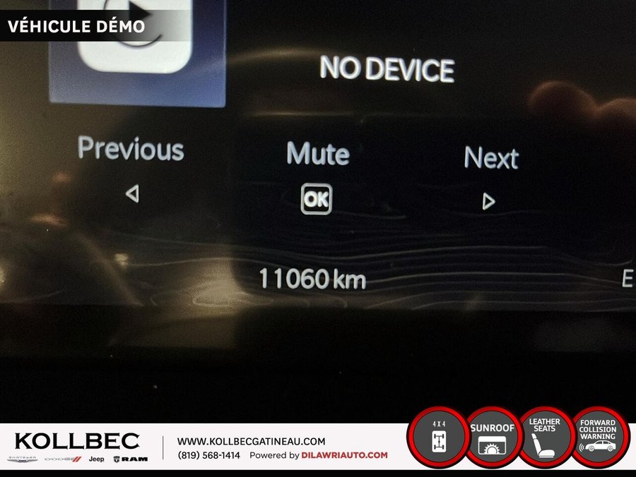 2024 Jeep Grand Cherokee *** CLEAN CARFAX + BAS KILOMÉTRAGE *** Baltic Grey Metallic