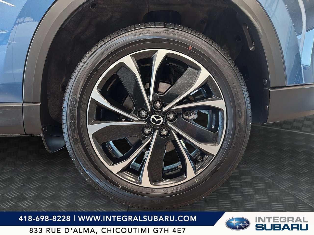 Mazda CX-5 NIV JM3KFBCM9N0627795 2022 Bleu Chicoutimi - photo #7