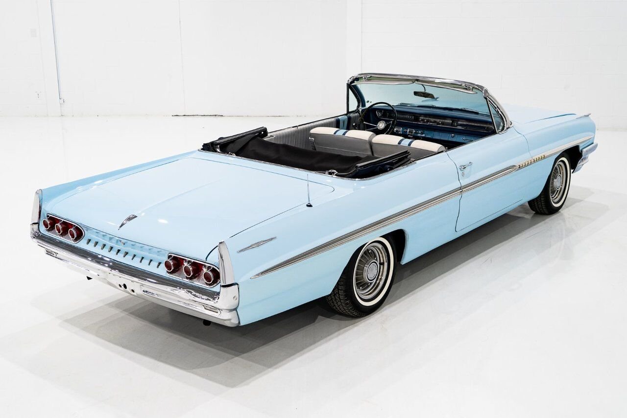 1961 Pontiac Bonneville **PRIX EN USD**C8 Suffix 389cu.in. TriPower 4 Speed Blue Montreal - photo #24