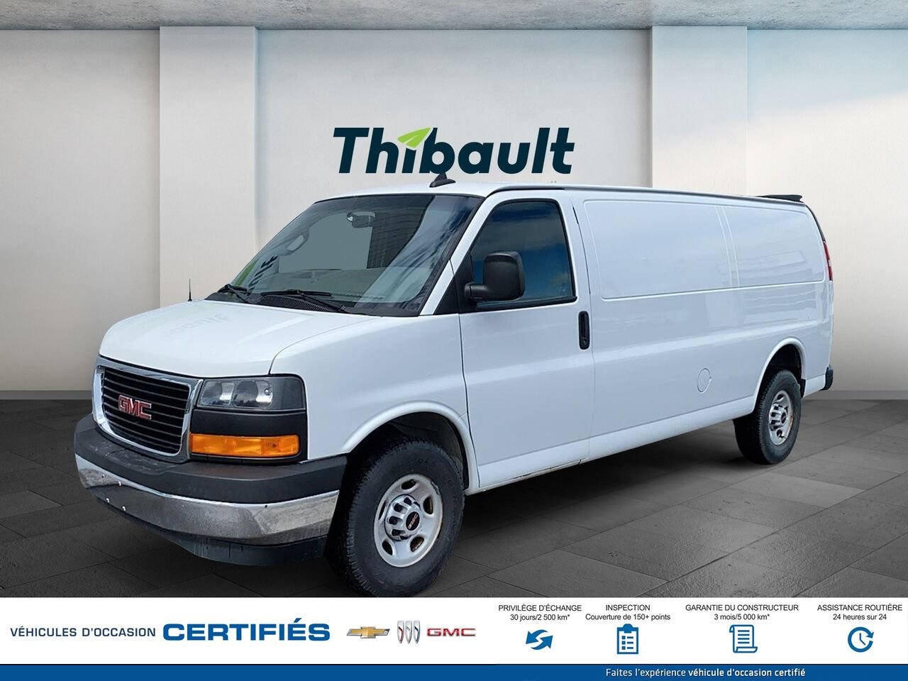 GMC Fourgonnette Savana utilitaire Traction arrière 2500 155 po 2019 Blanc Montmagny - photo #0