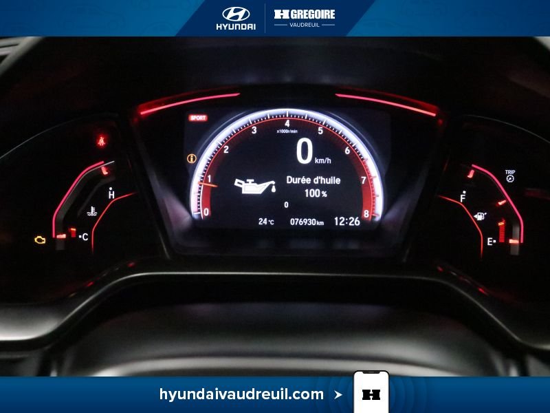 2019 Honda Civic Red Laval - photo #24