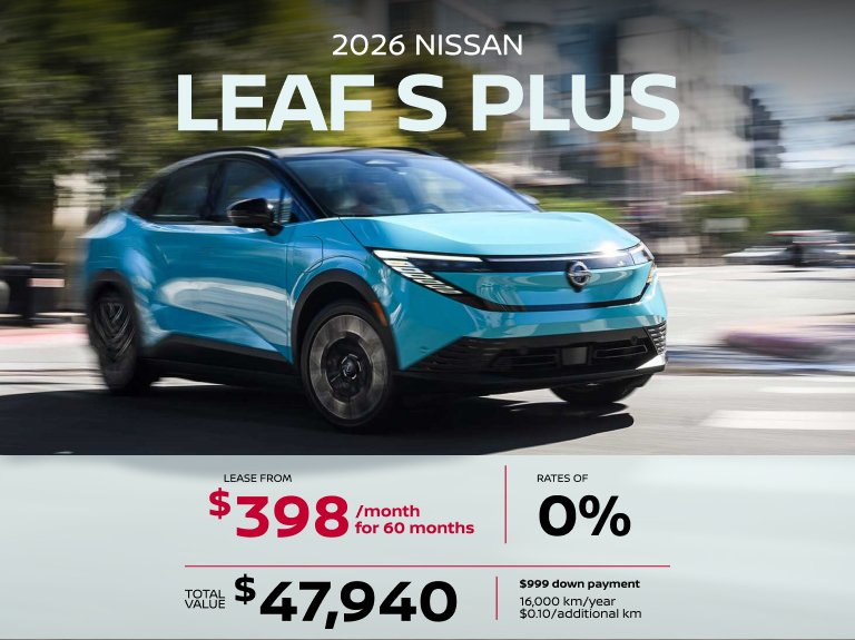 Nissan blainville Accueil juillet Leaf S Plus