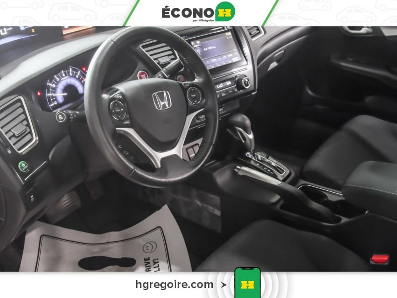 Honda Civic 821030 | EX AUTO A/C TOIT GR ELECT MAGS CAM RECUL 2015 Gris Laval - photo #17