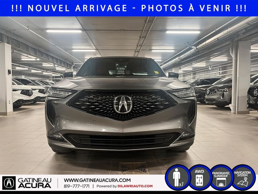 Acura MDX *** UN PROPRIO + CLEAN CARFAX *** 2023 Gris