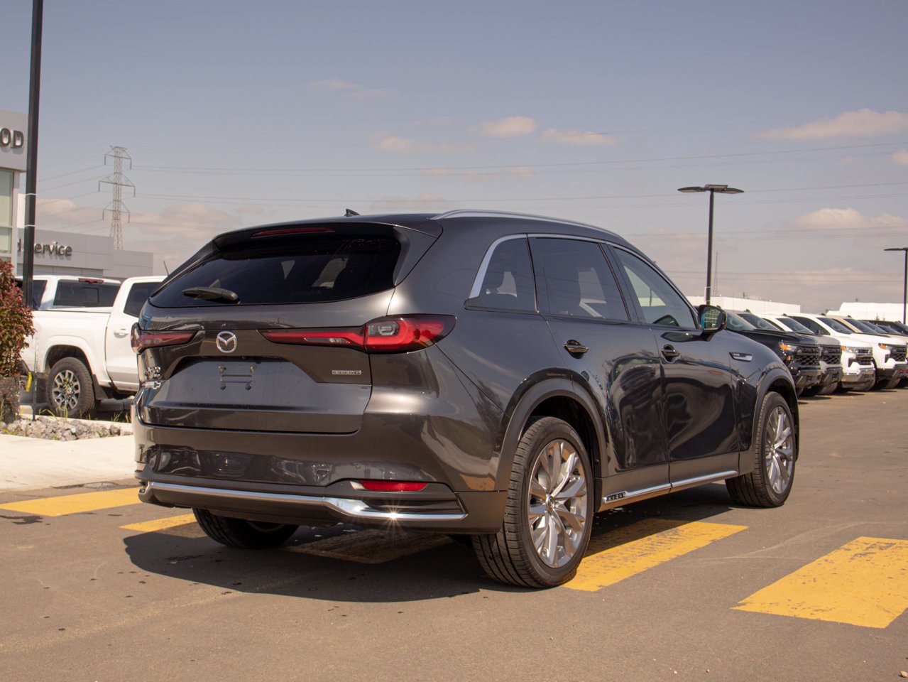 2025 Mazda CX-90 MHEV GT AWD Grey Sherwood Park - photo #9