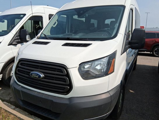 Ford TRANSIT T-150 * TOIT MOYEN * 8 PASSAGERS * RWD 2018 2018 Blanc