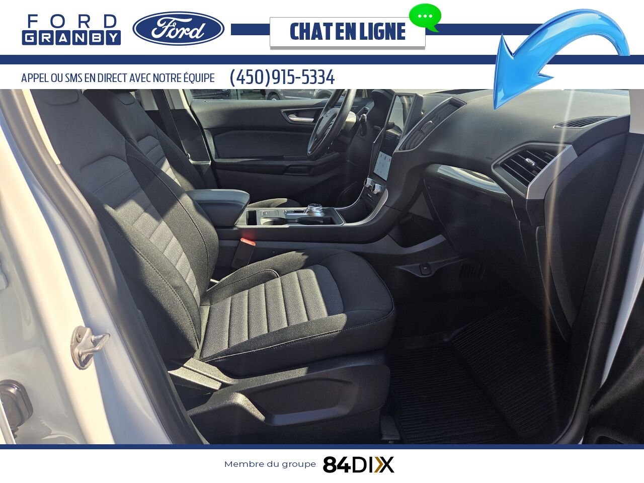 2022 Ford Edge White Granby - photo #21