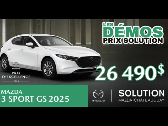 2025 MAZDA Mazda3 Sport 2025 Snowflake White Pearl