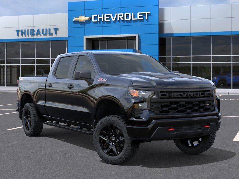 CHEVROLET SILVERADO 1500 Custom Trail Boss cabine multiplace 4RM 157 po 2026 Noir Sherbrooke - photo #6