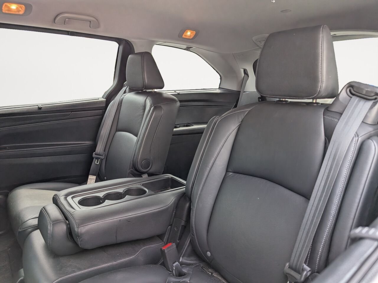 Honda Odyssey EX-L/SIÈGES CHAUFFANTS/SIÈGES EN CUIR/TOIT OUVRANT/AC BIZONE 2023 Gris Sherbrooke - photo #8