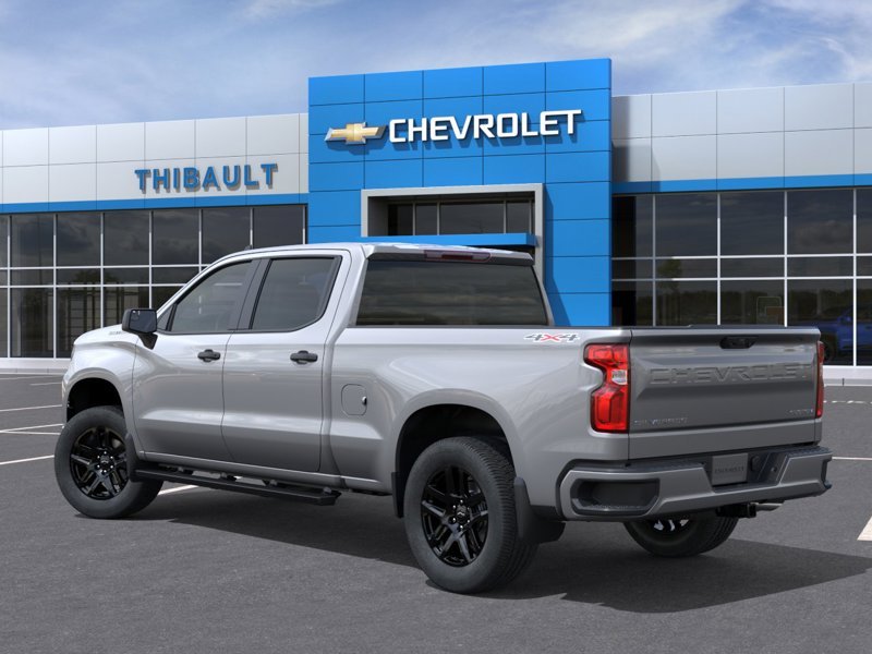 CHEVROLET SILVERADO 1500 Custom cabine multiplace 4RM 157 po 2026 Gris