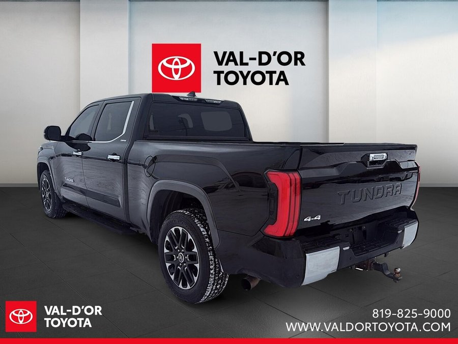 Toyota Tundra Limited hybride CrewMax 4x4 caisse longue cuir 2023 2023 Noir