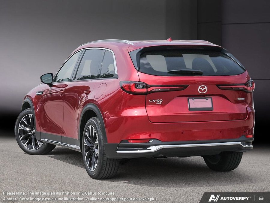 Mazda CX-90 hybride rechargeable 2025 2025 Rouge artisanal cristal métallisé