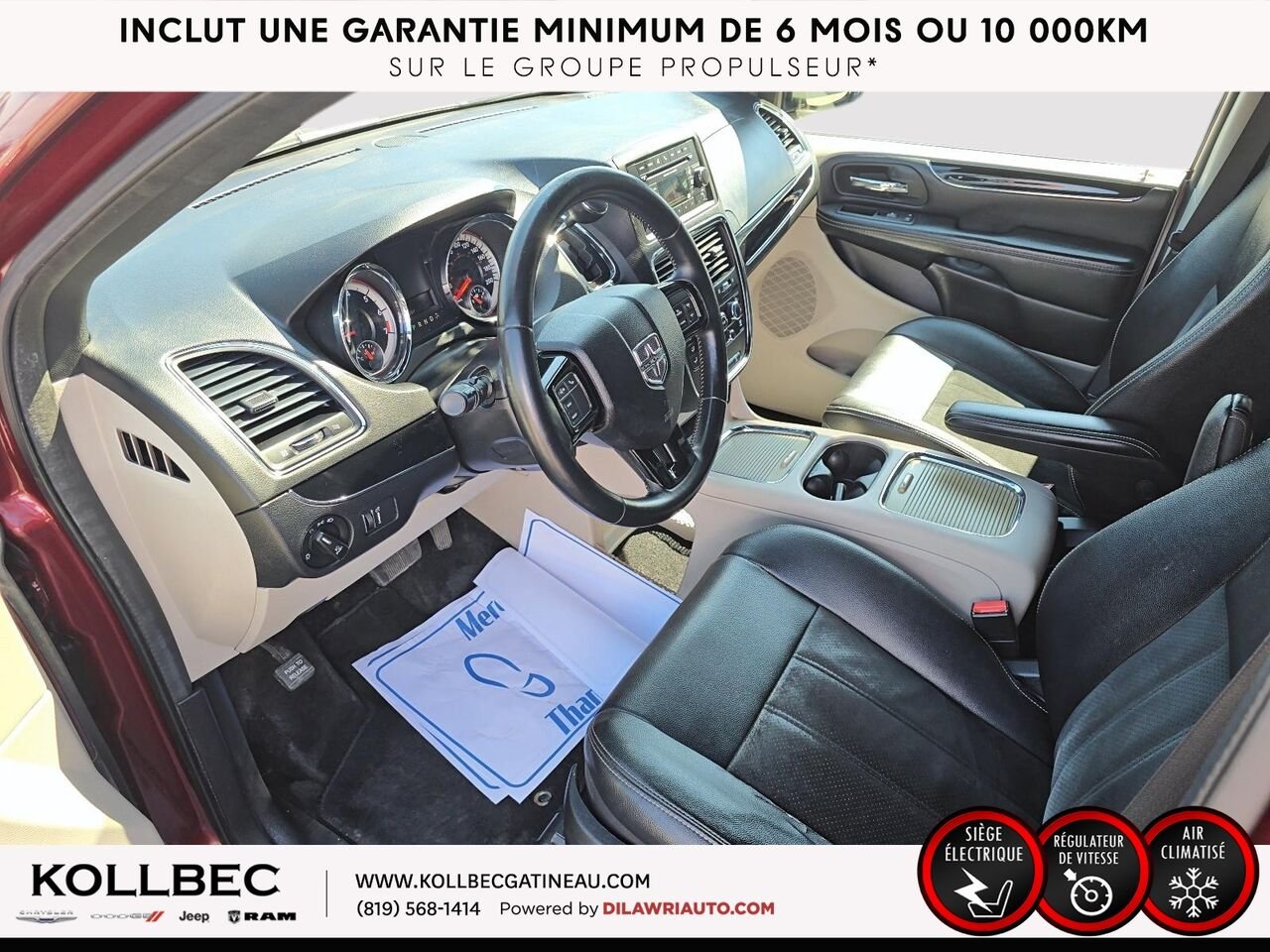 2017 DODGE GRAND CARAVAN SXT Premium Plus Red Ottawa & Gatineau - photo #24