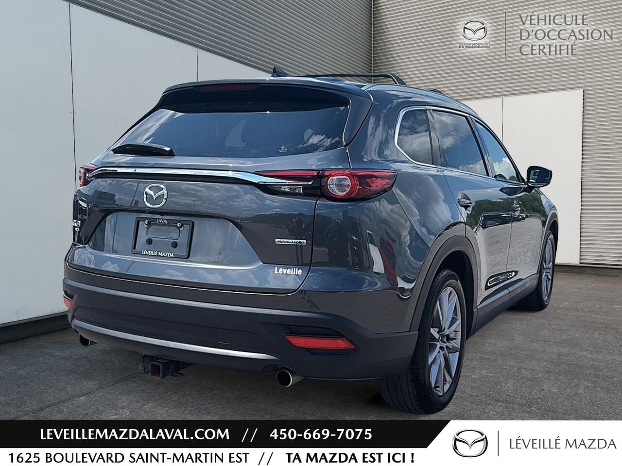 Mazda CX-9 GS TI 2023 Gris Laval - photo #4