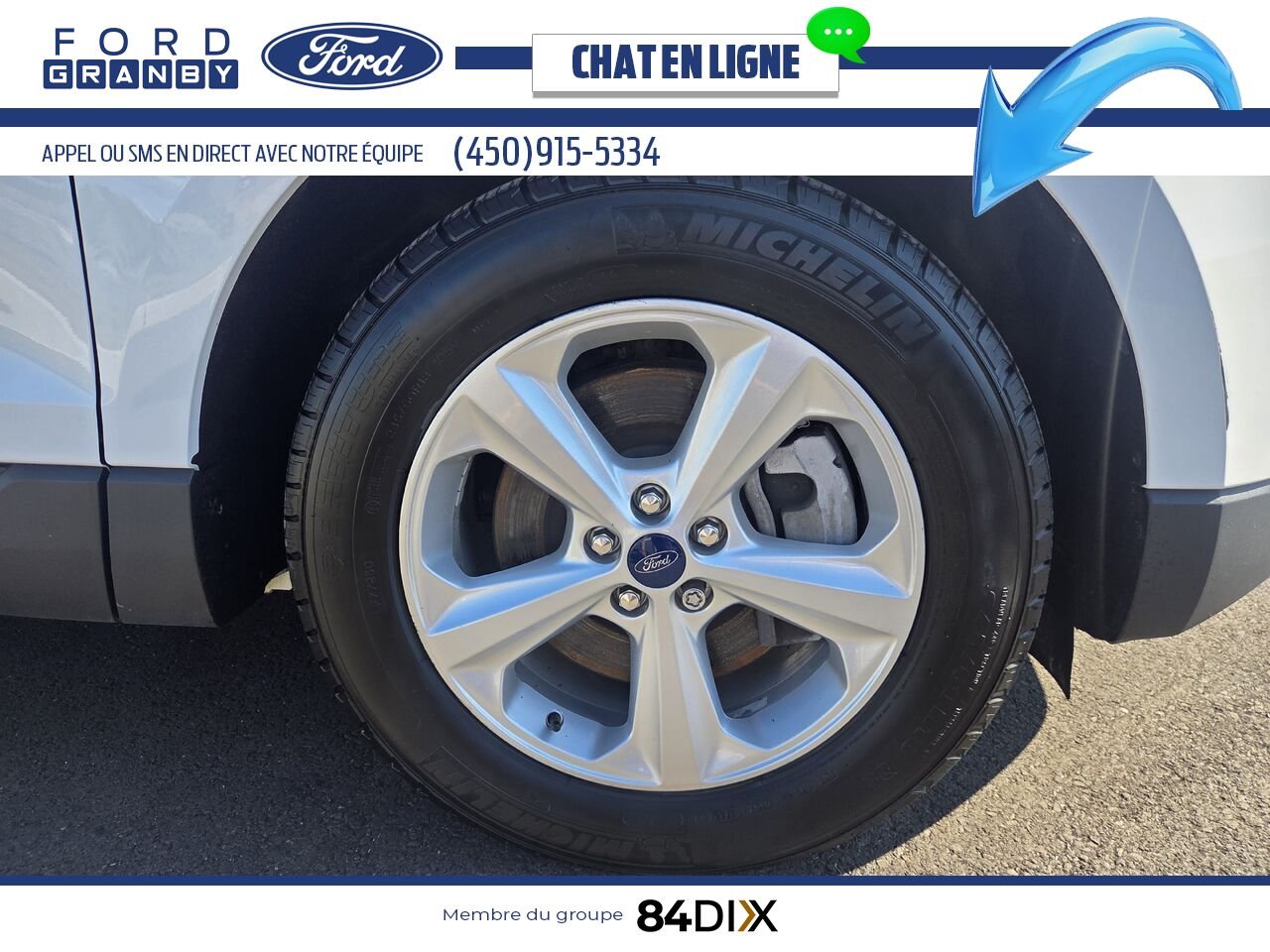 2022 Ford Edge White Granby - photo #24