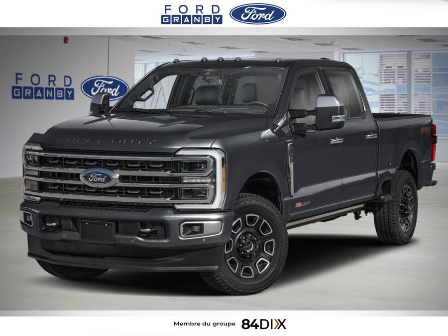 Ford Super Duty F-250 SRW Platinum cabine 6 places 4RM caisse de 8 pi 2026 Noir agate métallisé