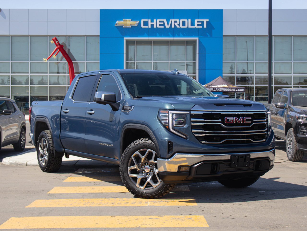2024 GMC Sierra 1500 4WD Crew Cab 147 SLT Grey Sherwood Park - photo #1