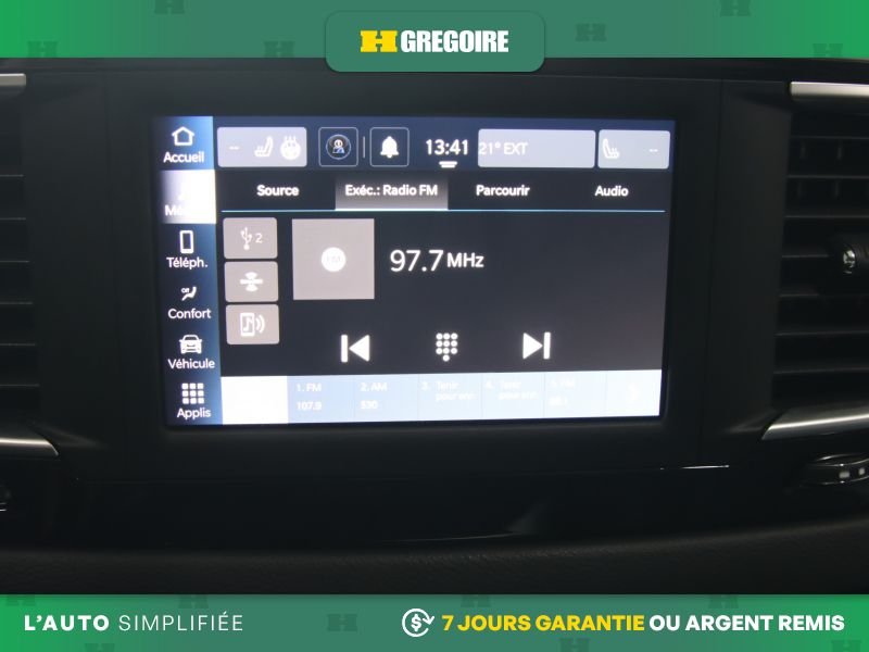 Chrysler Grand Caravan 821105 | SXT AUTO A/C MAGS CAM RECUL BLUETOOTH 2023 Blanc Laval - photo #10