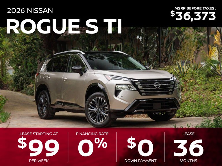 Nissan st eustache Accueil mai ROGUE S