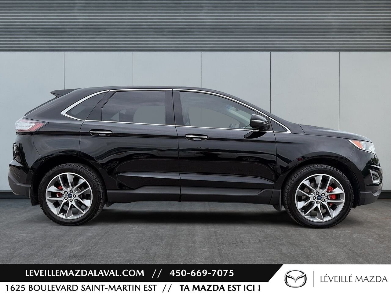 Ford Edge 4 portes Titanium, Traction intégrale 2017 Noir Laval - photo #3